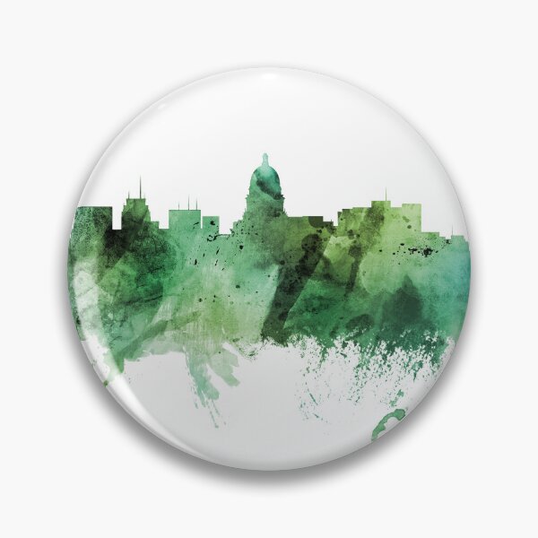 Artikelvorschau, Madison Wisconsin Skyline entworfen und verkauft von ArtPrints.