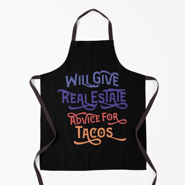 Item preview, Simple Will Give Real Estate Advice For Tacos Cool Colorful Distressed Tacos Lovers Gift Funny Tacos Saying designed and sold by pedrored369.