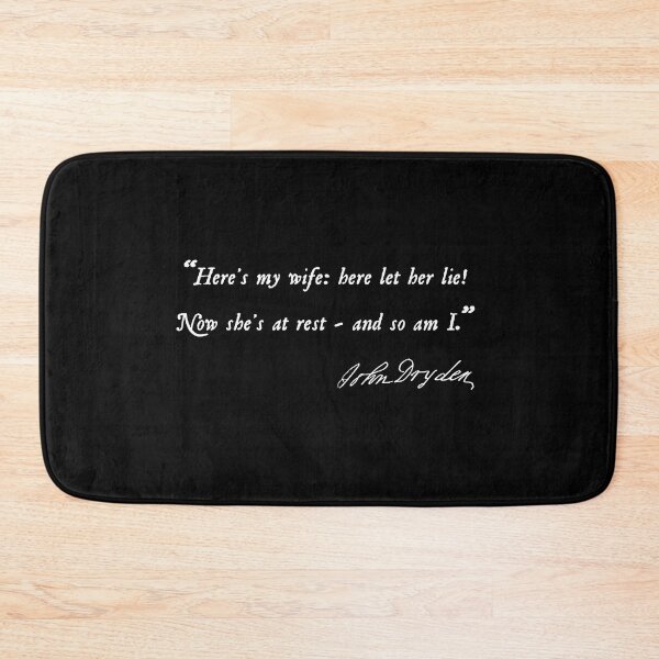 Item preview, John Dryden Here’s my Wife designed and sold by Bardly-Legal.