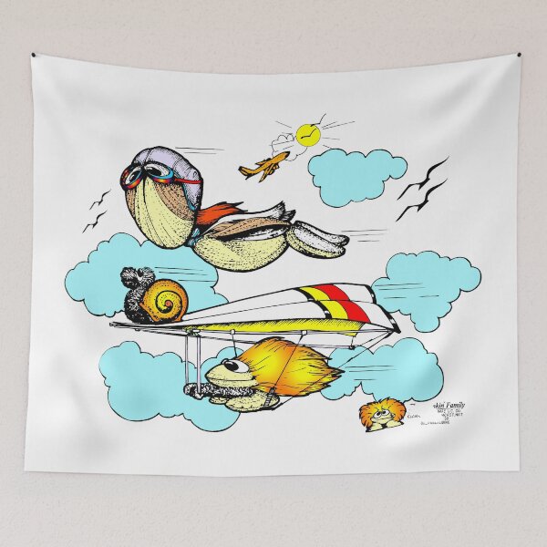 Item preview, Clamkin Hang Gliding and Grooving on a Sunday Afternoon designed and sold by Bruce Ingrassia.