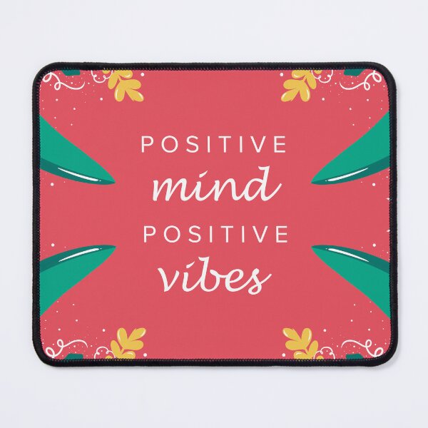 Item preview, Positive Mind Positive Vibes (Tropical Pattern) designed and sold by Cosmodoody.