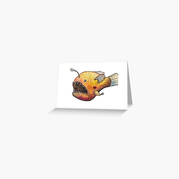 Item preview, Angler fish love designed and sold by lookintonature.