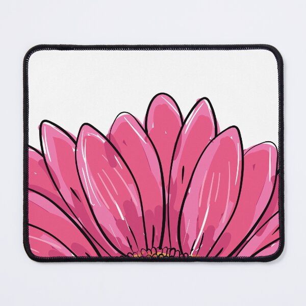 Item preview, Pink Gerbera daisy flower illustration designed and sold by Floralsharry.