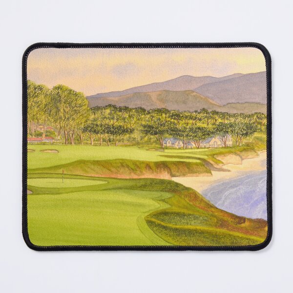 Item preview, Pebble Beach Golf Course Holes 9 and 10 designed and sold by William Holkham.