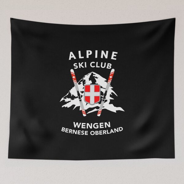 Item preview, Skiing | Wengen | Skiers | Alps designed and sold by Pentimore.