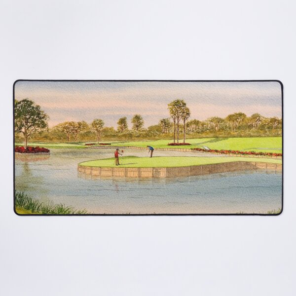 Aperçu de l'œuvre Sawgrass Golf Course 17e green éteindre créée et vendue par William Holkham.