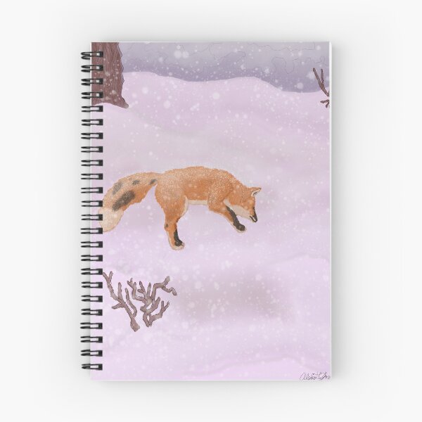 Item preview, Hopping Fox During Winter designed and sold by Blossomlilmoon.
