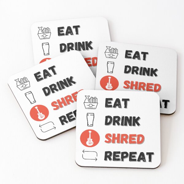 Item preview, Eat Drink Shred Repeat designed and sold by bloody-L.