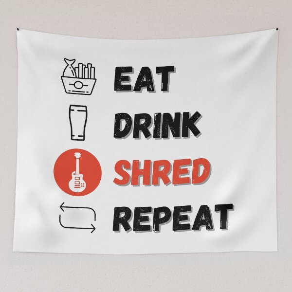 Item preview, Eat Drink Shred Repeat designed and sold by bloody-L.