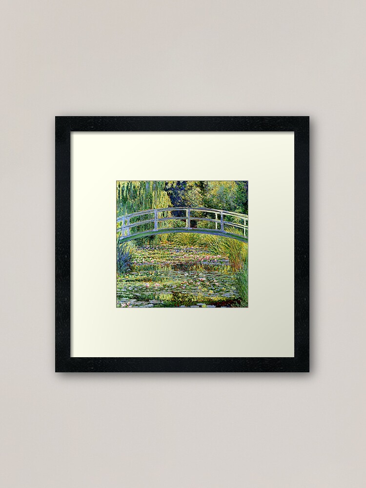 Thumbnail 2 of 7, Framed Art Print, The Water-Lily Pond by Monet designed and sold by GalleryGreats.