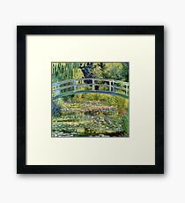 The Water-Lily Pond by Monet Framed Print