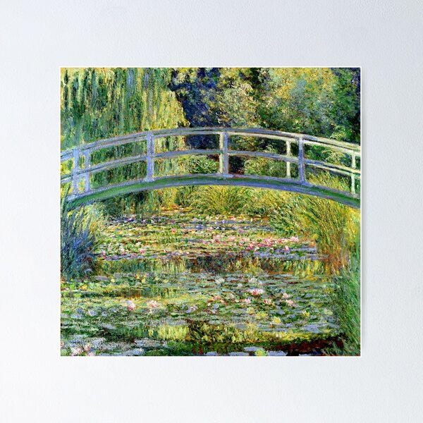 The Water-Lily Pond by Monet Poster