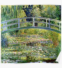 The Water-Lily Pond by Monet Poster