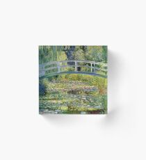 Der Seerosenteich von Monet Acrylblock