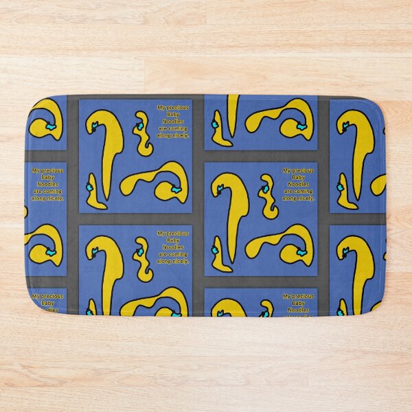 Item preview, Precious Baby Noodles - Sky Blue Background designed and sold by Squeenal461.