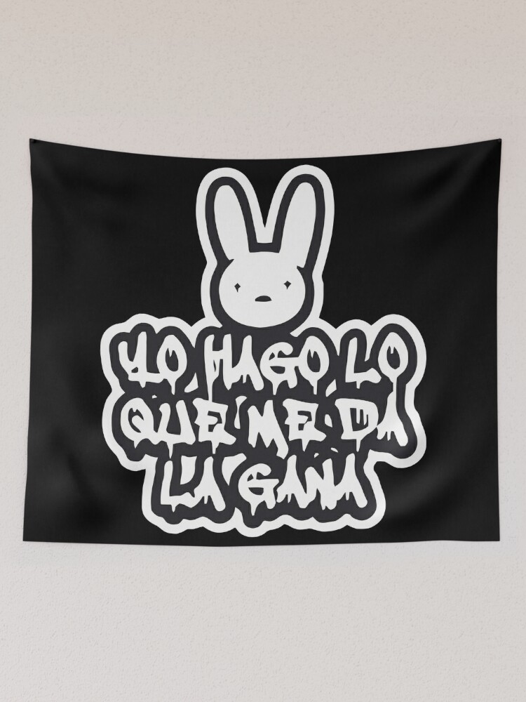 Bad Bunny Hearts Tapestry for Sale by andi0521