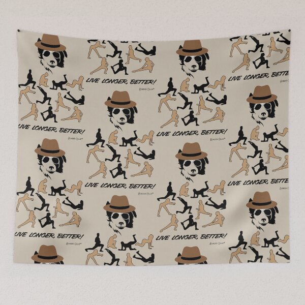 Item preview, Border collie fitness quote designed and sold by BorderC.