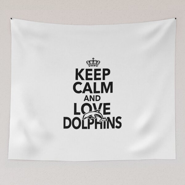 Item preview, Keep Calm And Love Dolphins Gift For Men Women  designed and sold by JooArtPrints  ★★★★★.