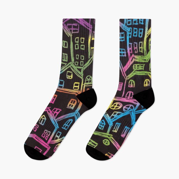 Item preview, Doodle rainbow!-City designed and sold by RufderFreiheit.