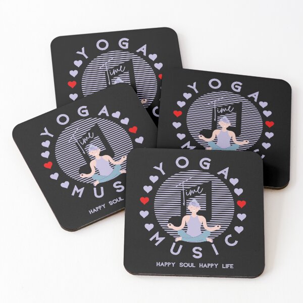 Item preview, Yoga time quote,Yoga Time and Music,Happy Soul Happy life designed and sold by behappysiempre.