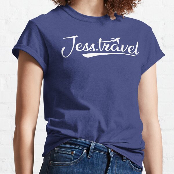 Jess Travel Logo White Classic T-Shirt