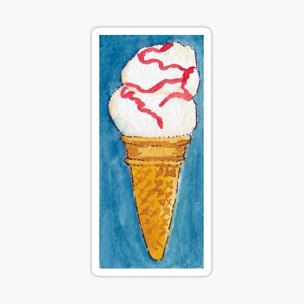 Item preview, Ice cream cone designed and sold by Pudzproductions.