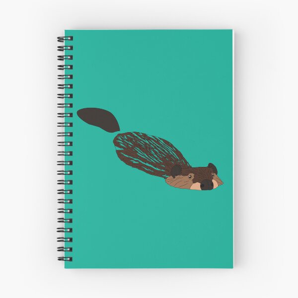 Item preview, Beaver Swimming designed and sold by Procyonidae Creative.