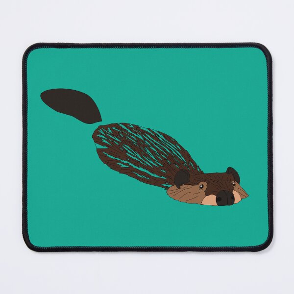 Item preview, Beaver Swimming designed and sold by Procyonidae Creative.