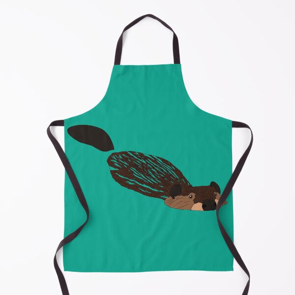 Item preview, Beaver Swimming designed and sold by Procyonidae Creative.