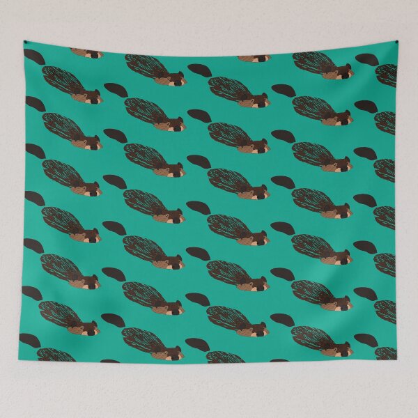 Item preview, Beaver Swimming designed and sold by Procyonidae Creative.