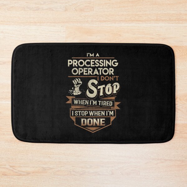Item preview, Processing Operator T Shirt - I Stop When Done Job Gift Item Tee designed and sold by natalinedk.