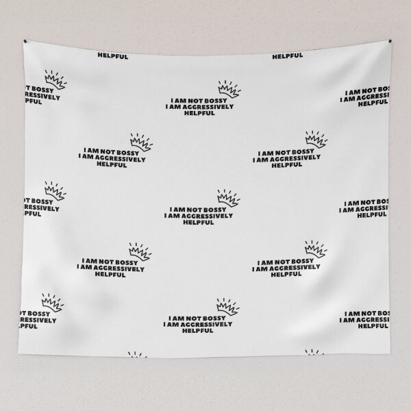 Item preview, i am not bossy i am aggressively helpful - funny bossy humor -  i am aggressively helpful designed and sold by ZAKARIA-TCH.