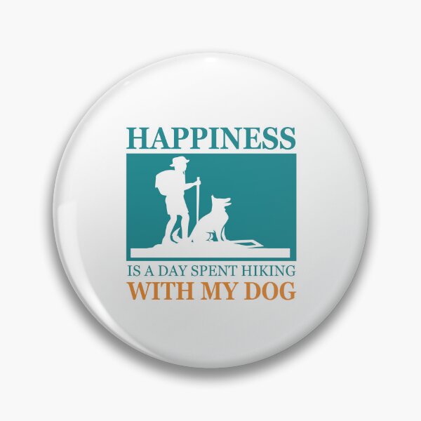 Item preview, Happiness Is Hiking With My Dog designed and sold by Chafy  ⭐⭐⭐⭐⭐.