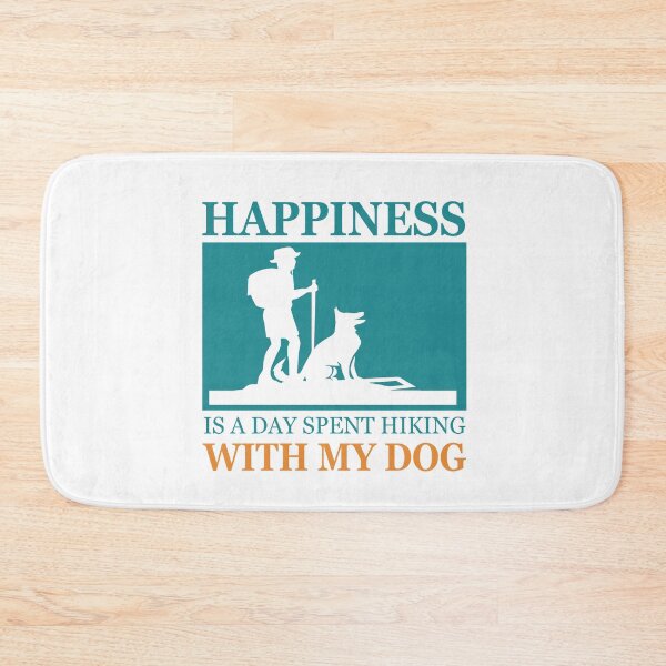 Item preview, Happiness Is Hiking With My Dog designed and sold by Chafy  ⭐⭐⭐⭐⭐.
