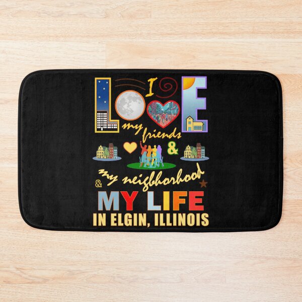 Item preview, Friends Elgin Illinois Neighborhood and Life Community Pride designed and sold by artfulnotebook.