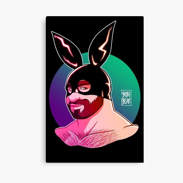 ADAM LIKES BUNNIES - CLUB VERSION Canvas Print