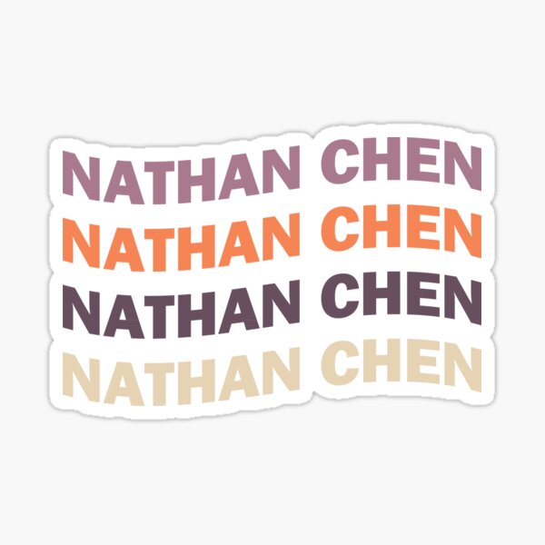 &ldquo;Nathan Chen&rdquo; Sticker for Sale by Rnaart | Redbubble