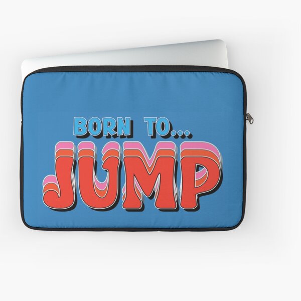 Aperçu de l'œuvre Né pour sauter, phrase Fun Jumpers créée et vendue par Harlake.