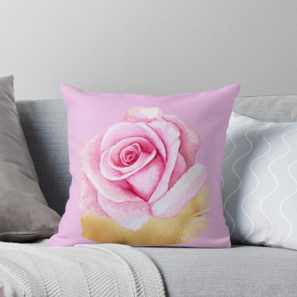 Item preview, Blooming Pink Rose Graphic Print designed and sold by elevated-aura.