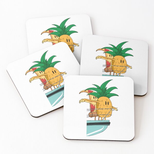 Item preview, pizza and pineapple love designed and sold by landscapeworlds.