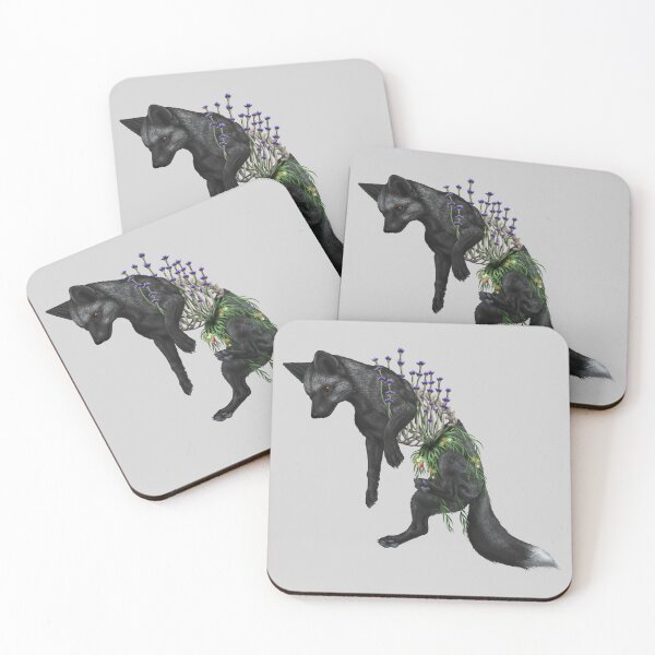 Item preview, Floral Silver Fox designed and sold by SinnAkerri.