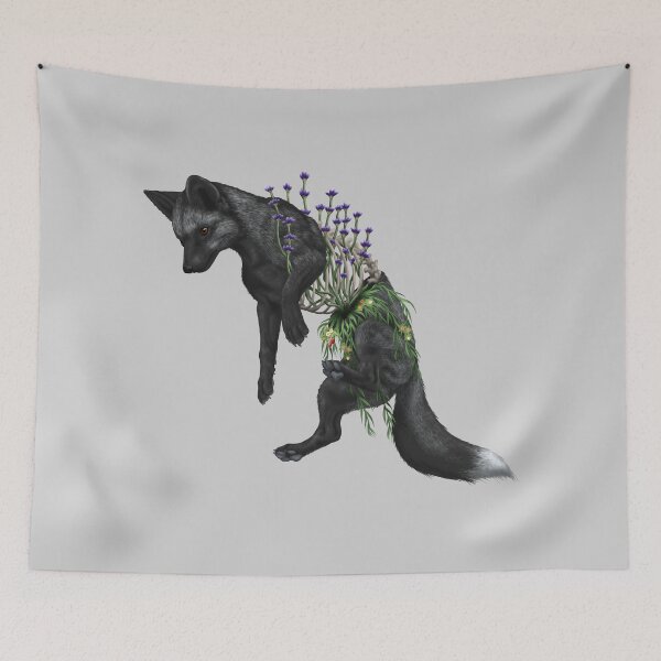 Item preview, Floral Silver Fox designed and sold by SinnAkerri.