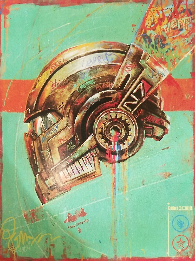 Graffiti N7 Helmet