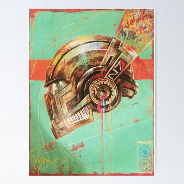 Vista previa del artículo con la obra «Casco Graffiti N7», diseñado y vendido por ThirteenthSoul.
