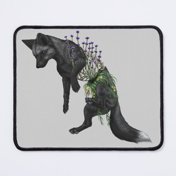 Item preview, Floral Silver Fox designed and sold by SinnAkerri.