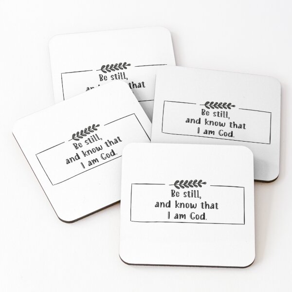 Item preview, Be Still and Know That I am God (Psalm 46:10) - Scriptures On Faith designed and sold by CommittedGrace.