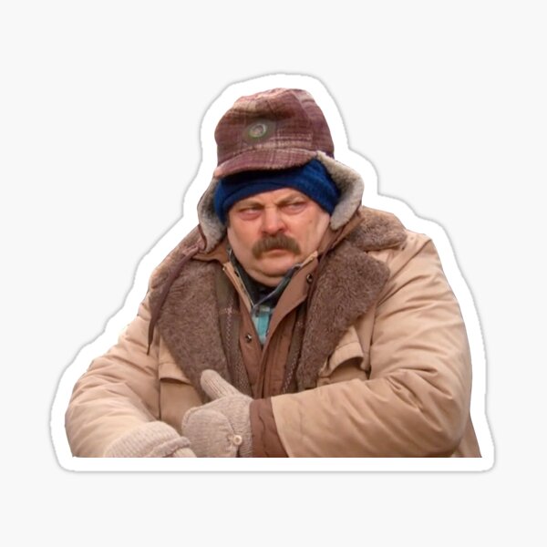 ron swanson Sticker