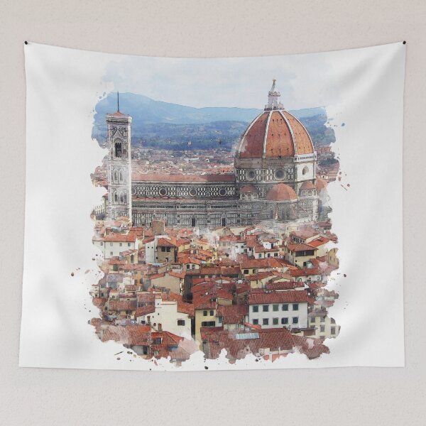 Item preview, Florence Italy Watercolor Art designed and sold by Blok45.