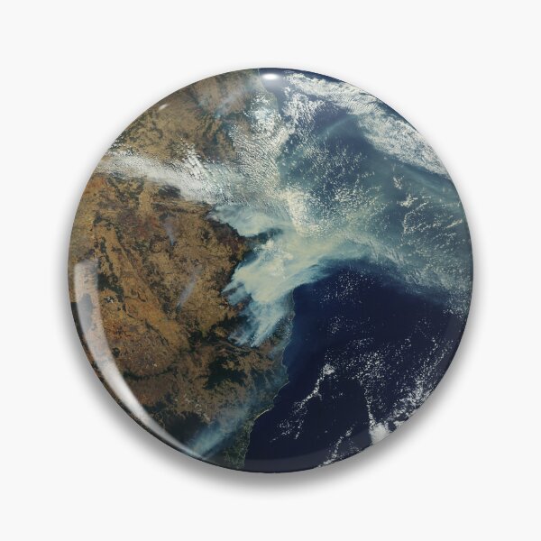 Item preview, Bushfires rage in Australia (view from space) designed and sold by Raureif.