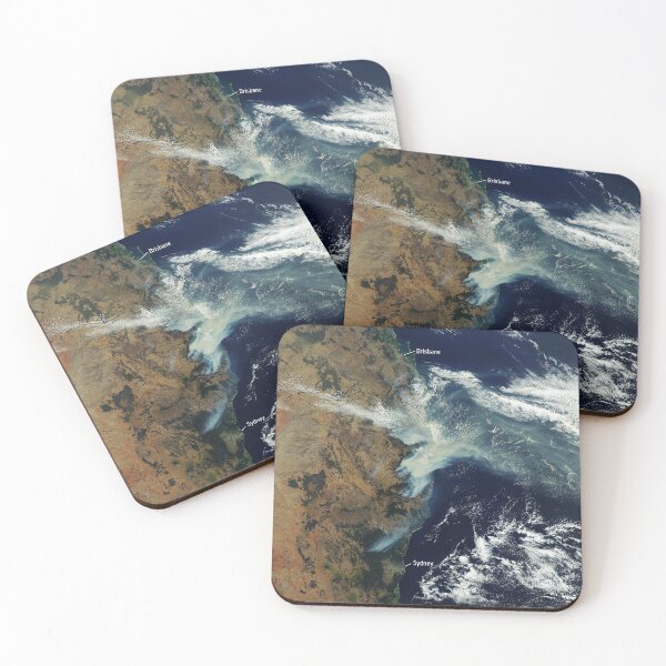 Item preview, Bushfires rage in Australia (view from space) designed and sold by Raureif.